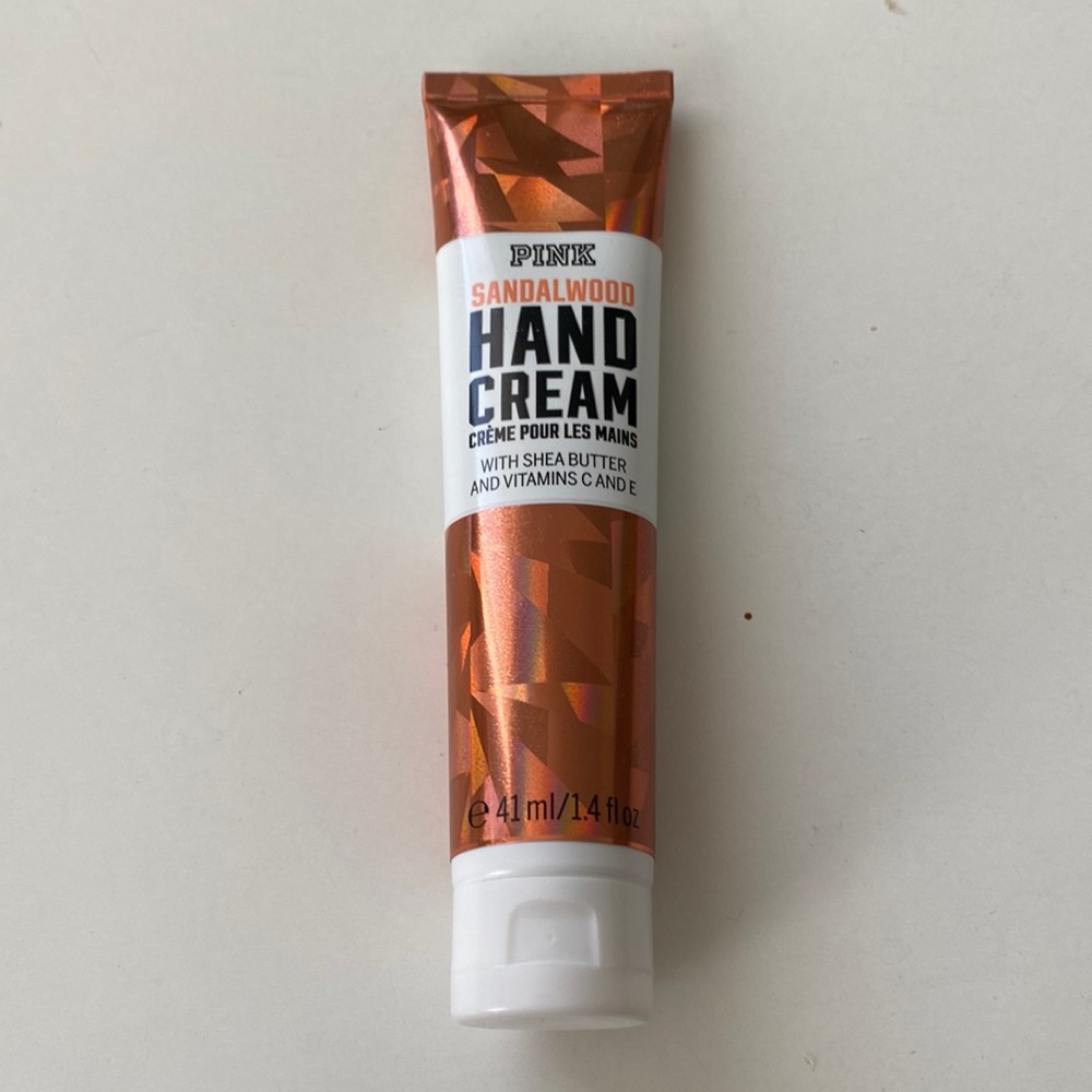 NEW Pink sandalwood hand cream with Shea butter